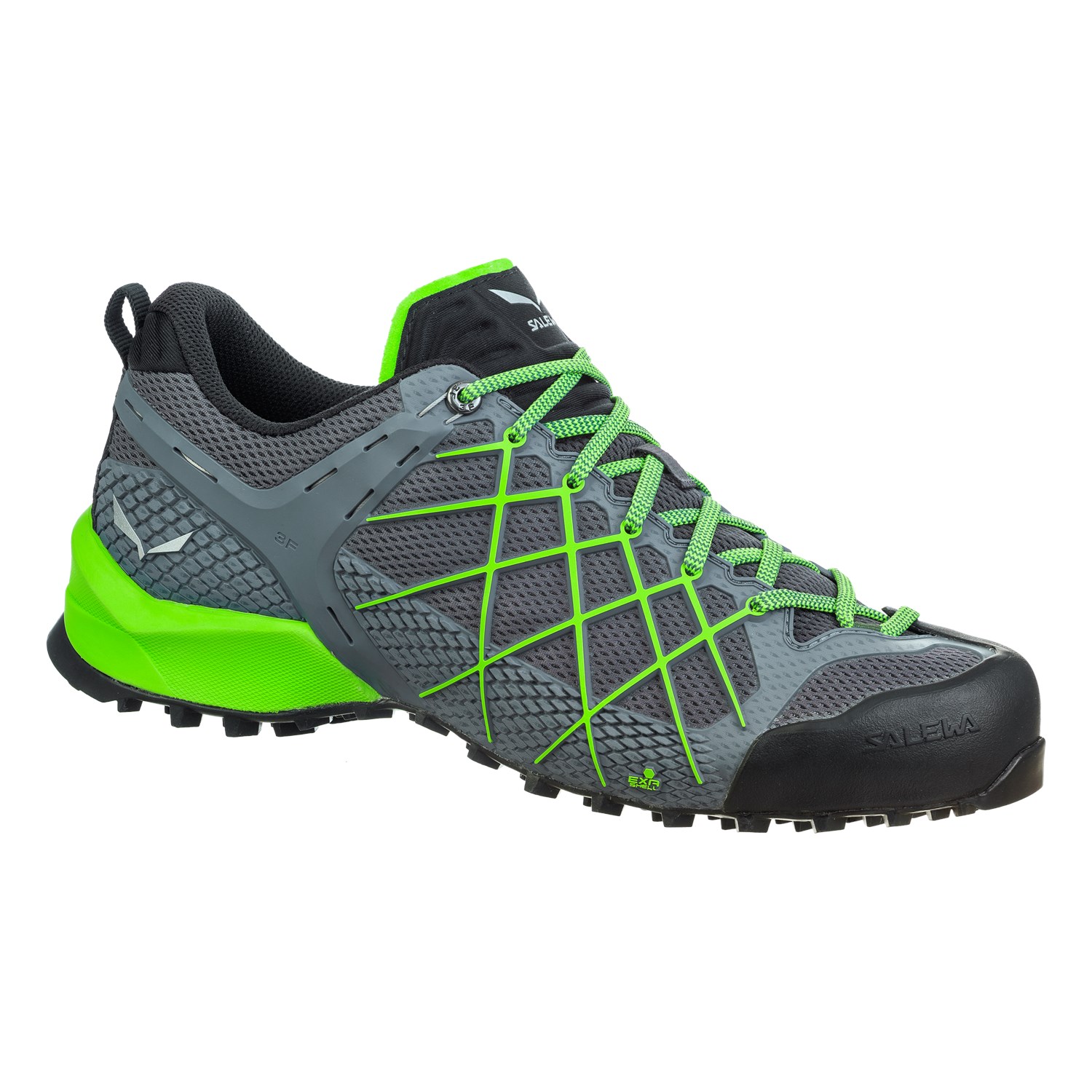 Zapatillas de Aproximación Hombre Chile - Salewa Wildfire - Gris/Verde - BREG-84312